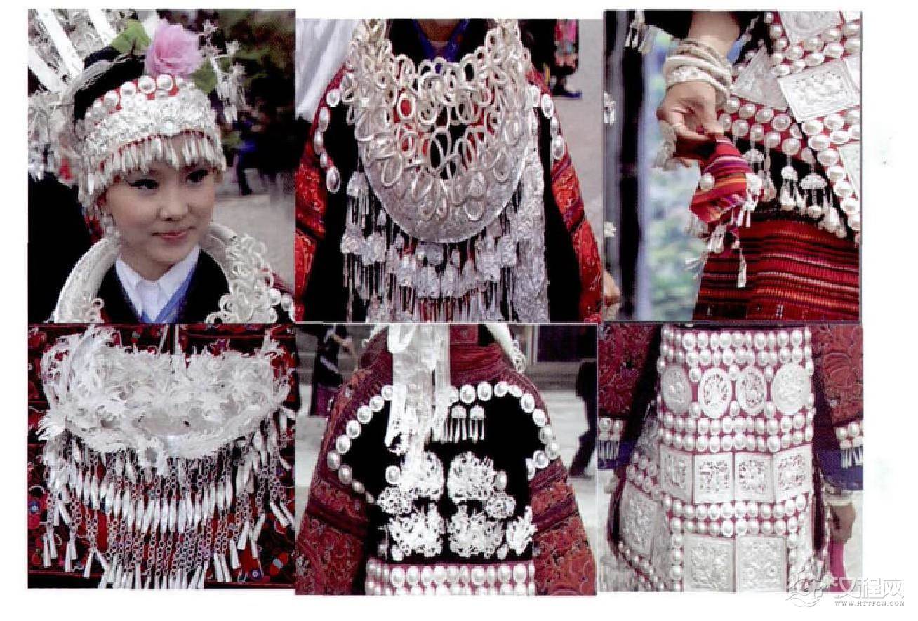 现代湘西苗族银饰3