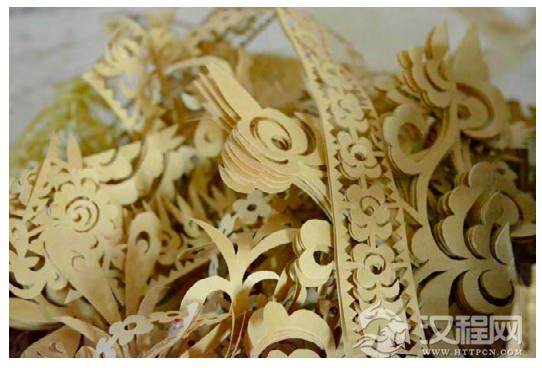 层层叠叠的剪花纸样