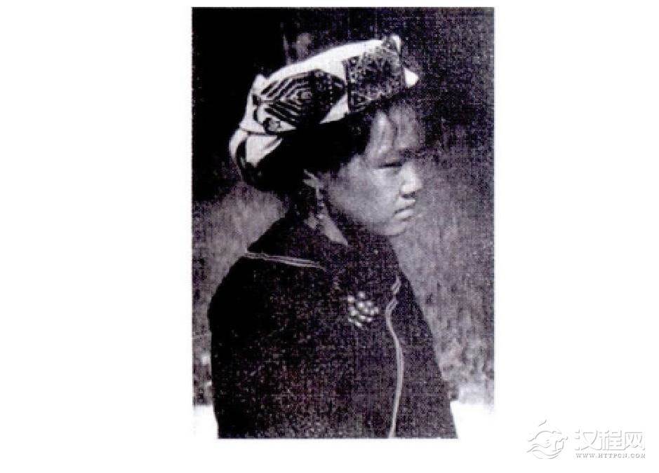 近代湘西苗族女子包头
