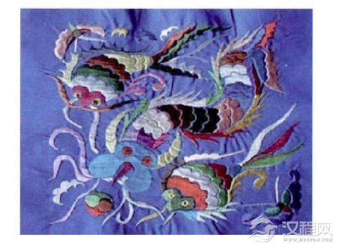 刺绣作品(鱼纹)