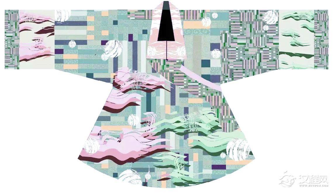 现代女式时尚袍服