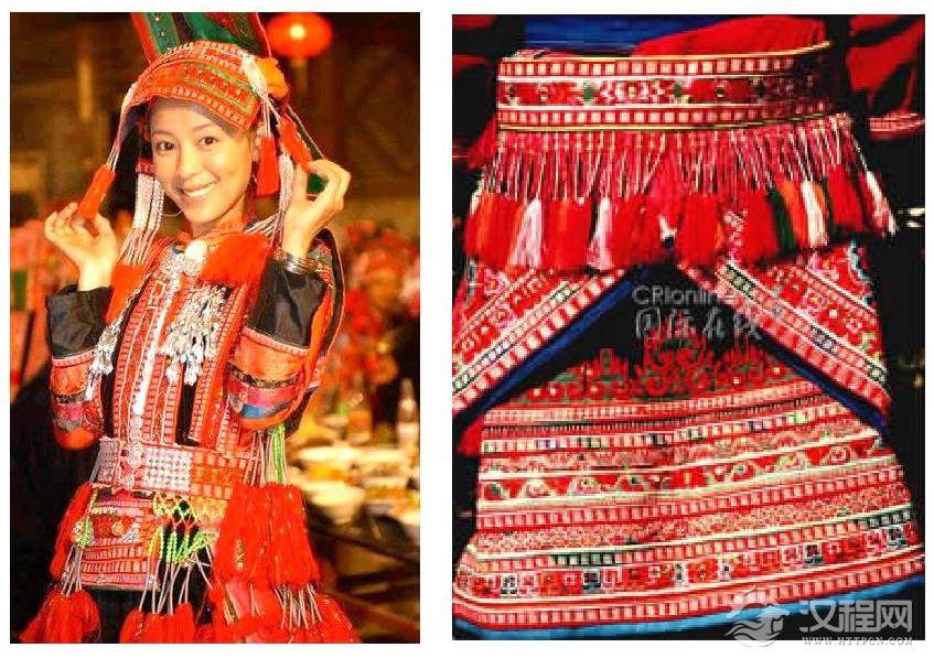 红河型“花腰彜”服装