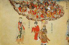 白族的服饰有一个漫长历史过程，并在其中形成了自己的民族特色