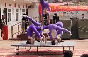 田间地头翻跟头，厅堂集市秀舞艺！开封杂技团打造精品传播传统杂技