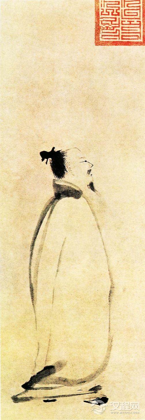 画坛疯子梁楷画选 泼墨仙人图（百幅中国名画) 