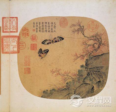 唐 刁光胤 写生花卉册 台北故宫博物院藏 