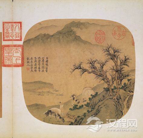 唐 刁光胤 写生花卉册 台北故宫博物院藏 