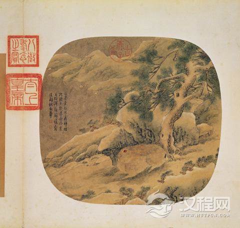 唐 刁光胤 写生花卉册 台北故宫博物院藏 