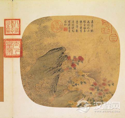 唐 刁光胤 写生花卉册 台北故宫博物院藏 