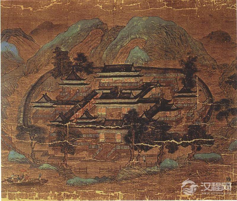 王维 杜堇 伏生授经图