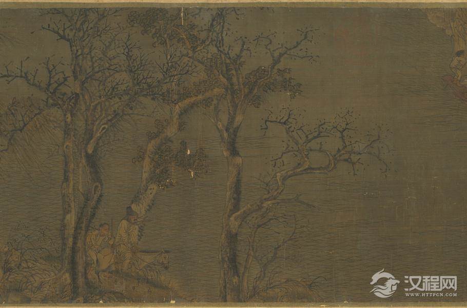 五代 趙幹 江行初雪图