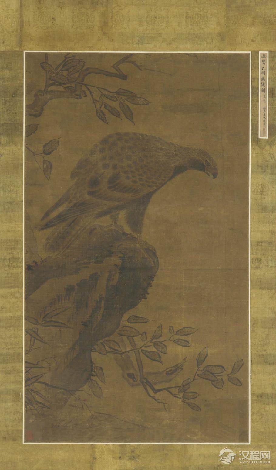 明人画 唐代边鸾花鸟 美国弗利尔美术馆藏