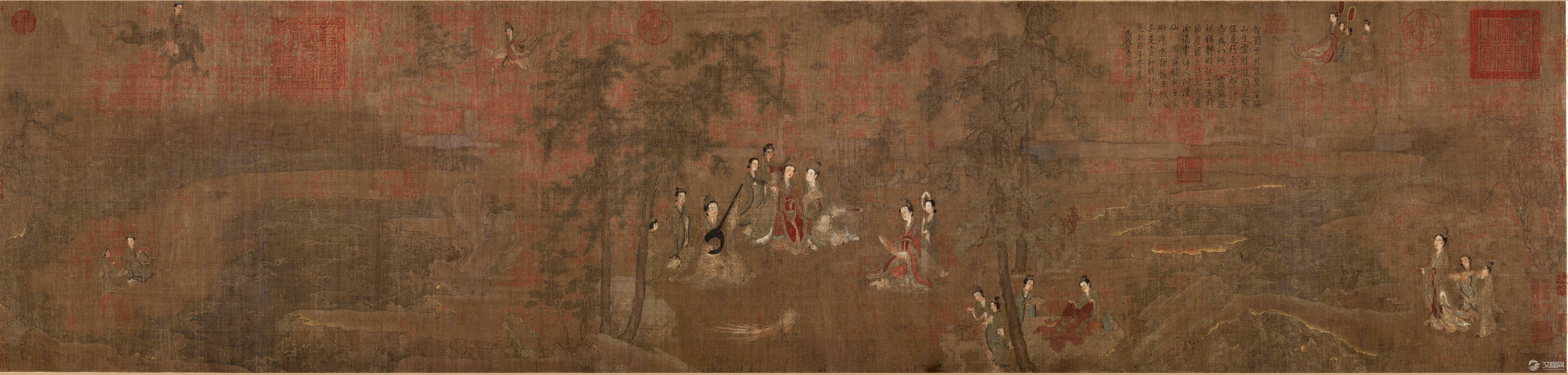 阮郜阆苑女仙图卷