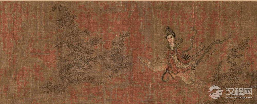 五代 阮郜 阆苑女仙图卷 故宫博物院藏