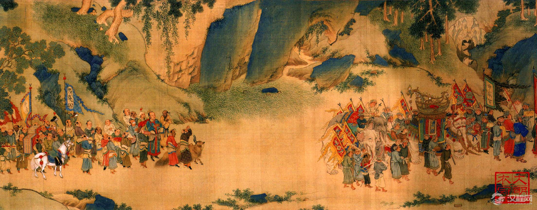 梁元帝萧绎 职贡图