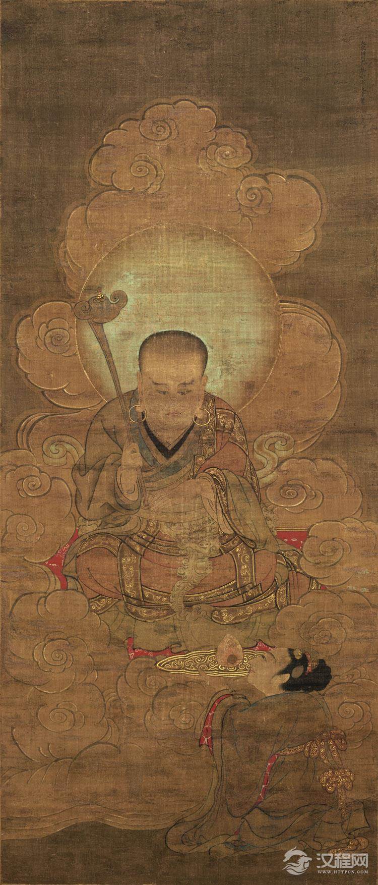 宋 金大受 十六罗汉图