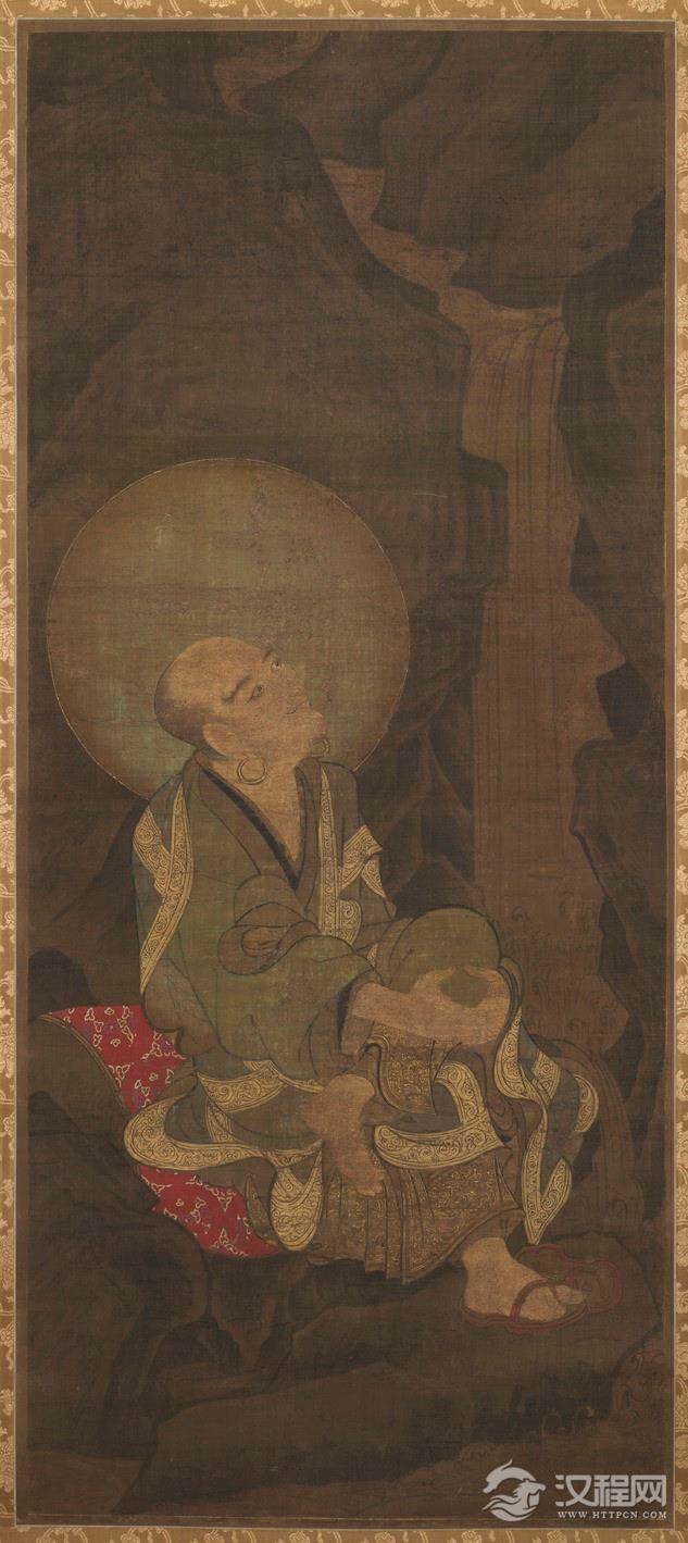 宋 金大受 十六罗汉图