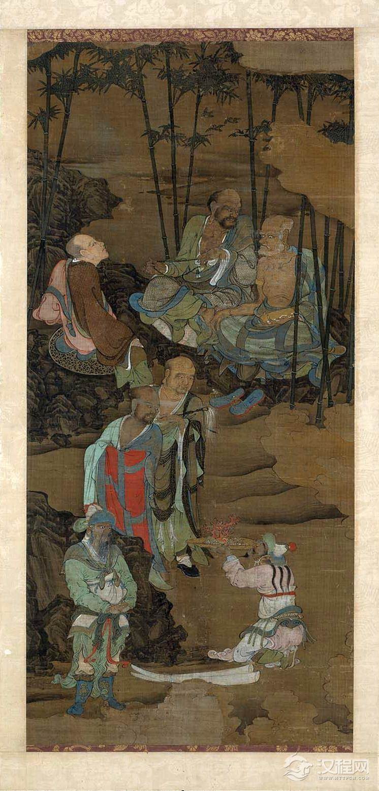南宋 周季常 林庭圭 五百罗汉图 - 中艺图文工作室 - 中艺图文工作室