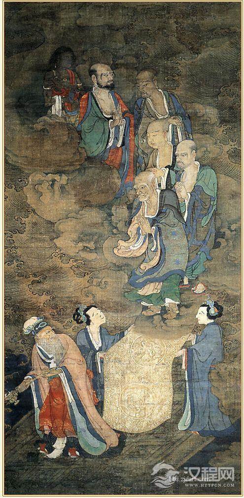 南宋 周季常 林庭圭 五百罗汉图 - 中艺图文工作室 - 中艺图文工作室