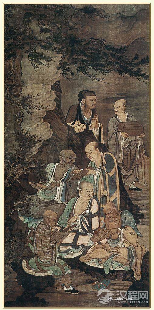 南宋 周季常 林庭圭 五百罗汉图 - 中艺图文工作室 - 中艺图文工作室