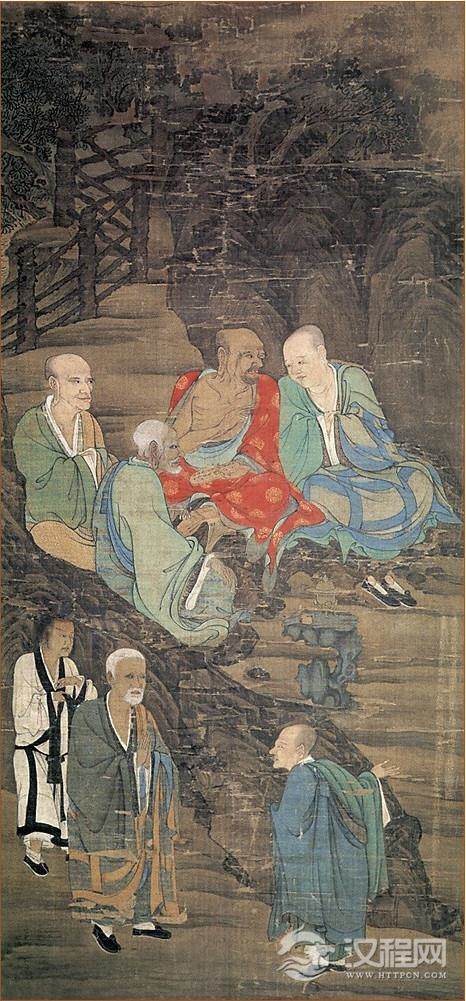 南宋 周季常 林庭圭 五百罗汉图 - 中艺图文工作室 - 中艺图文工作室