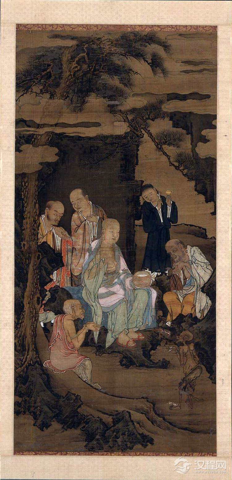 南宋 周季常 林庭圭 五百罗汉图 - 中艺图文工作室 - 中艺图文工作室