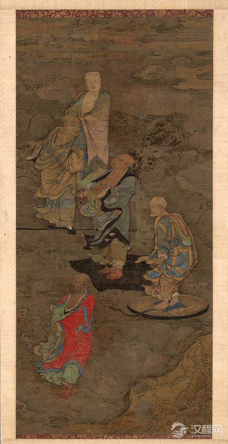 南宋 周季常 林庭圭 五百罗汉图 - 中艺图文工作室 - 中艺图文工作室