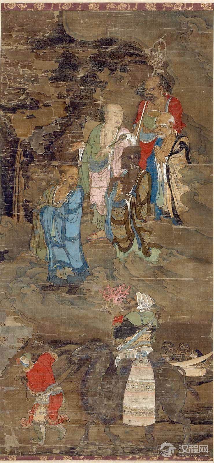 南宋 周季常 林庭圭 五百罗汉图 - 中艺图文工作室 - 中艺图文工作室