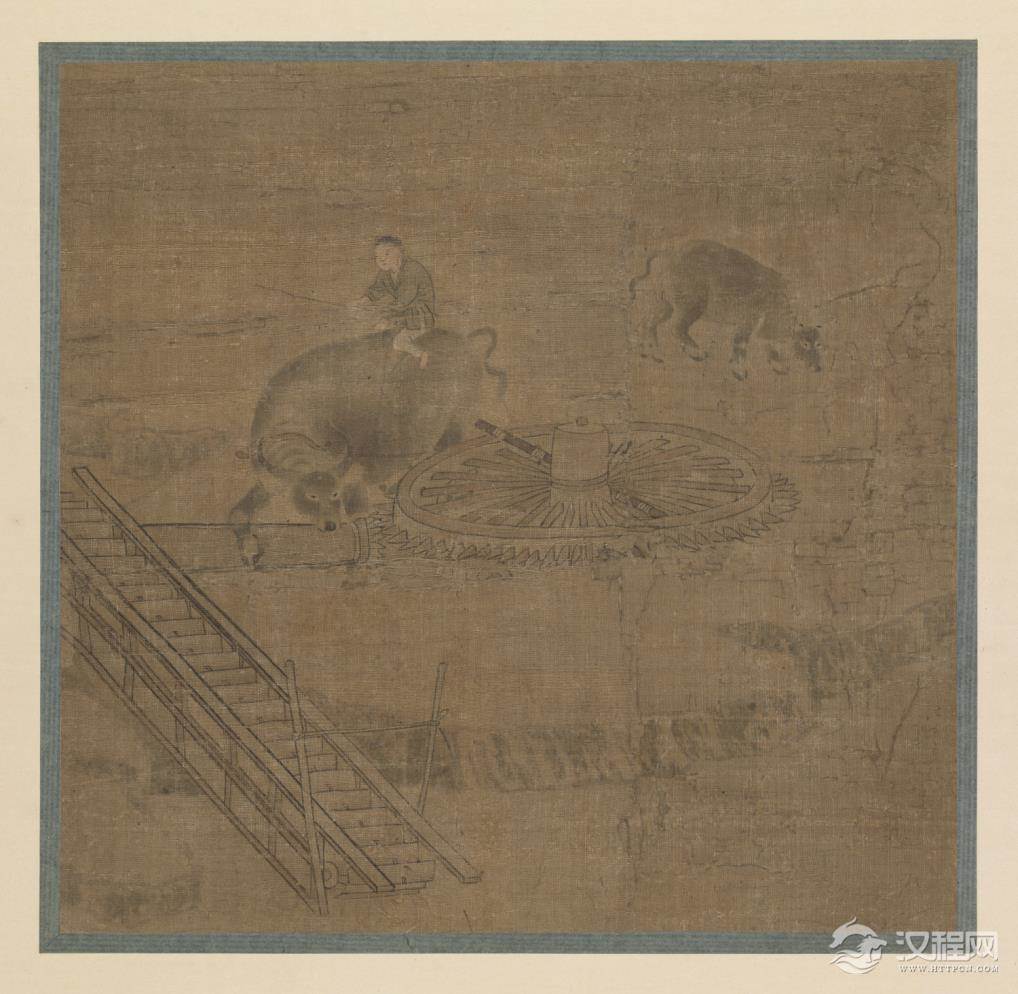 货郎图 南宋李嵩及明吕文英版本（百幅中国名画）