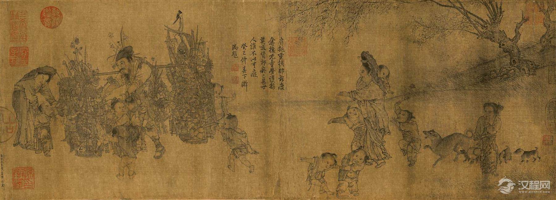 南宋 李嵩 货郎图 