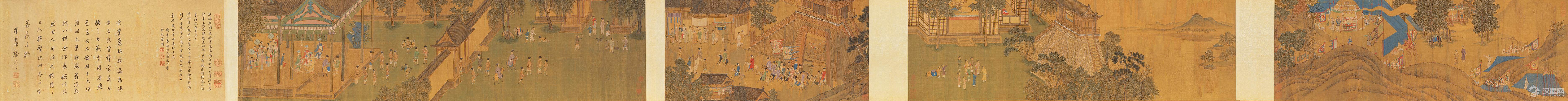 货郎图 南宋李嵩及苏汉臣 吕文英版本（百幅中国名画）