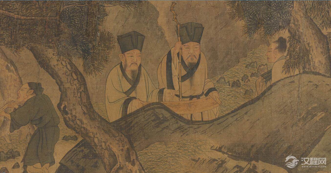 宋 马兴祖 香山九老图卷 美国弗利尔美术馆藏 