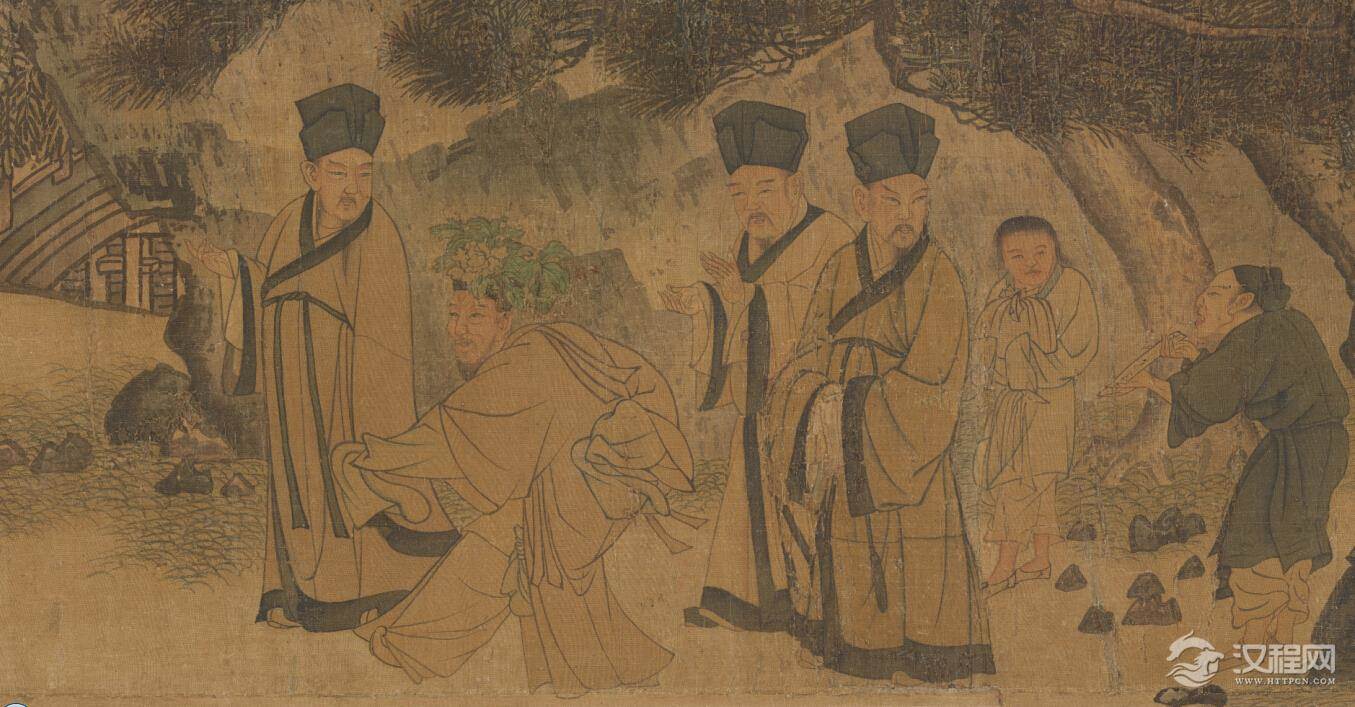 宋 马兴祖 香山九老图卷 美国弗利尔美术馆藏 