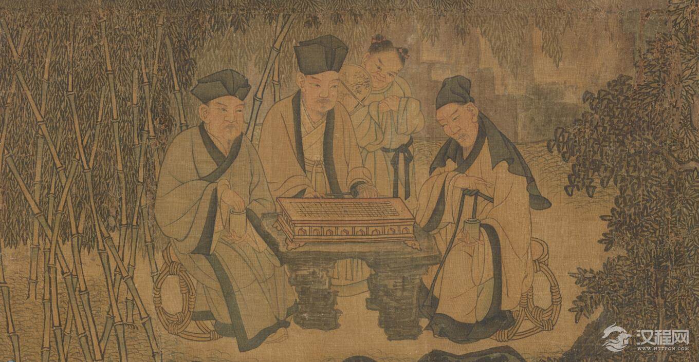 宋 马兴祖 香山九老图卷 美国弗利尔美术馆藏 
