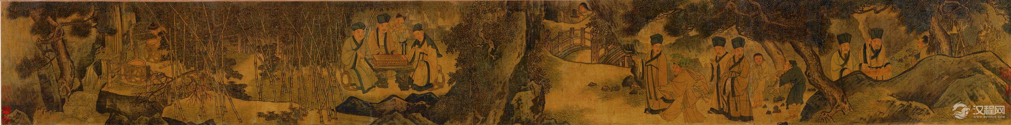 宋 马兴祖 香山九老图卷 美国弗利尔美术馆藏