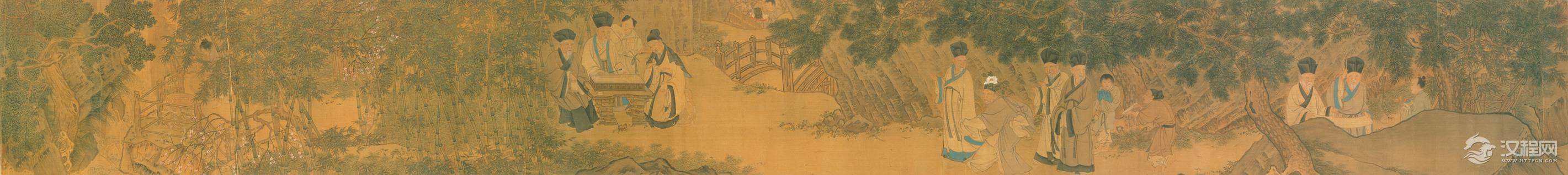 宋 马兴祖 香山九老图卷 美国弗利尔美术馆藏