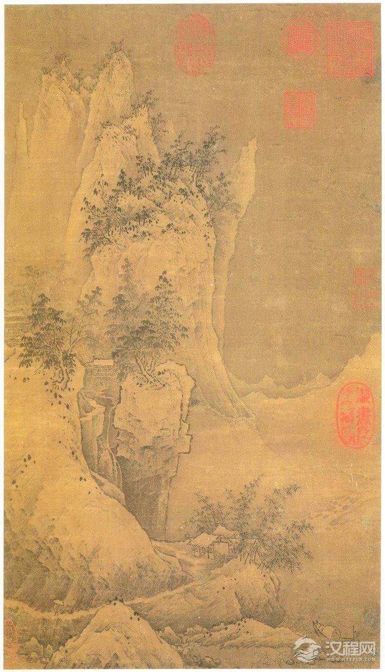 北宋妙品第一 高克明画选 溪山瑞雪图卷 