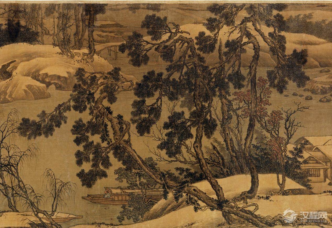 北宋妙品第一 高克明画选 溪山瑞雪图卷 