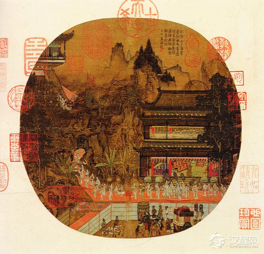 赵伯驹画选 江山秋色图（百幅中国名画）