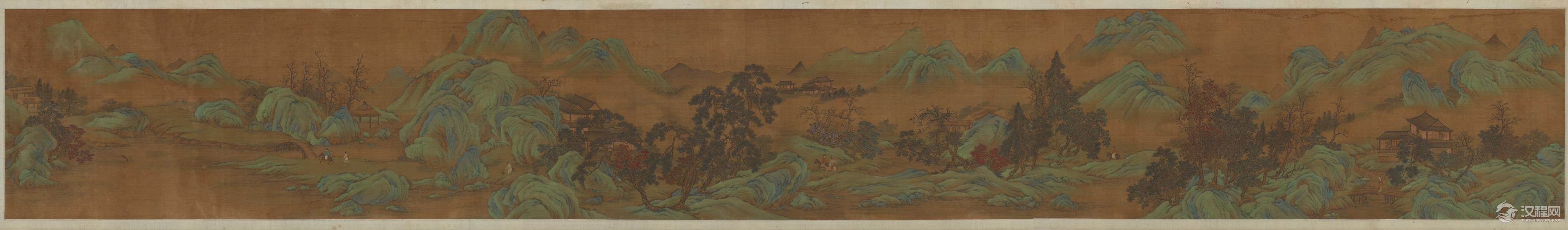 赵伯骕画选 万松金阙图卷