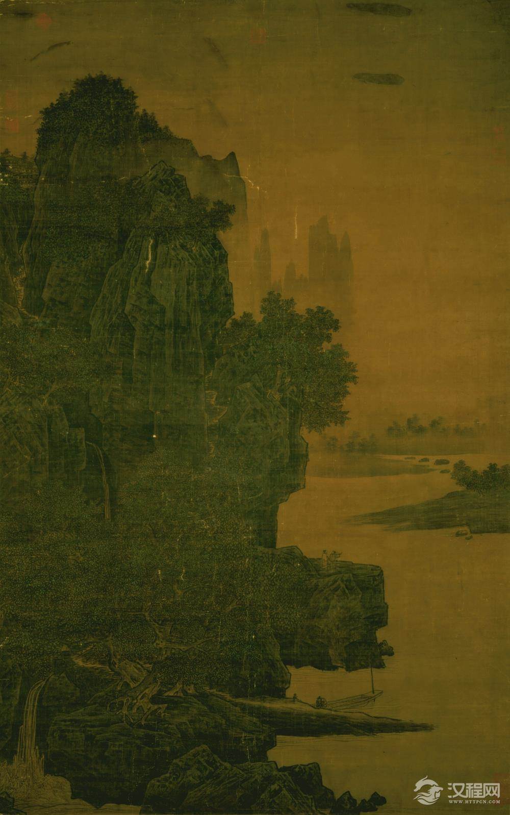 李唐门生 萧照画选 山腰楼观图 