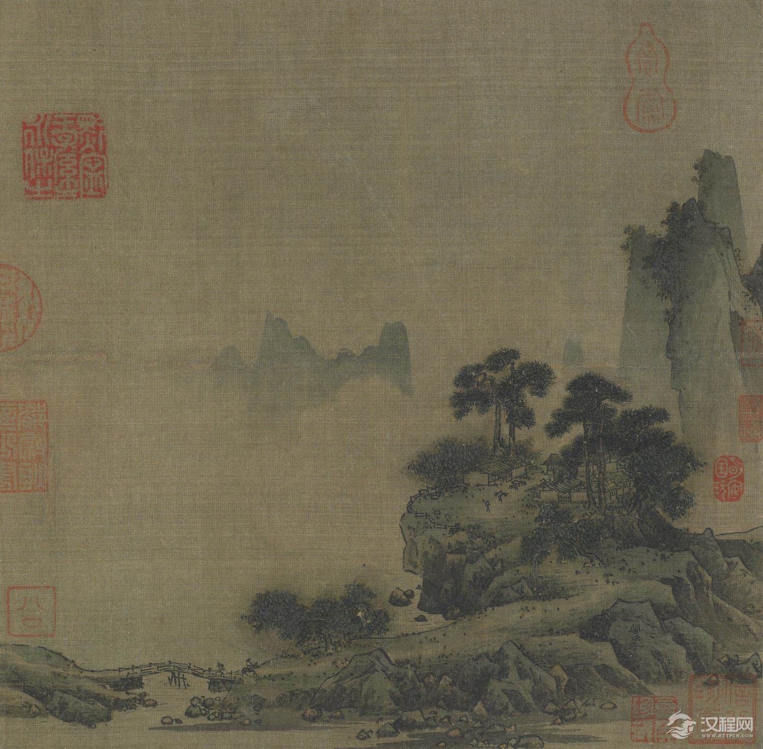 南宋 阎次平 山水画选 