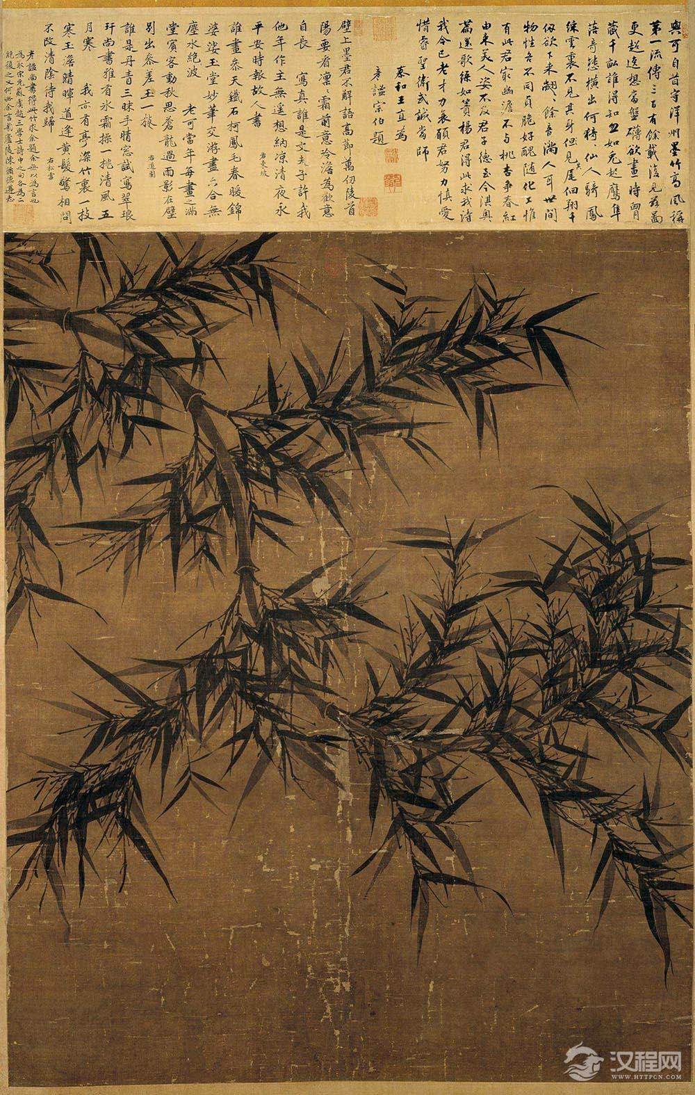 历代名家画竹 湖州竹派文同、苏轼、赵孟頫、吴昌硕 