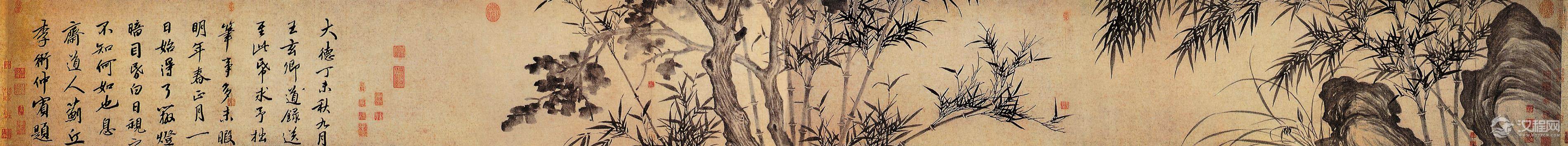 历代名家画竹 湖州竹派文同、苏轼、赵孟頫、吴昌硕 