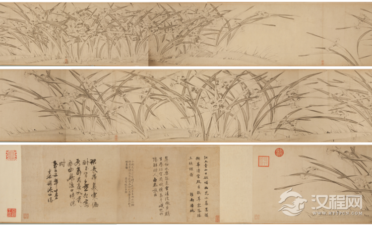 赵孟坚画选 水仙图 岁寒三友图 - 中艺图文工作室 - 中艺图文工作室