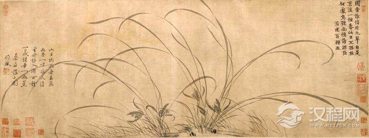 赵孟坚画选 水仙图 岁寒三友图 - 中艺图文工作室 - 中艺图文工作室