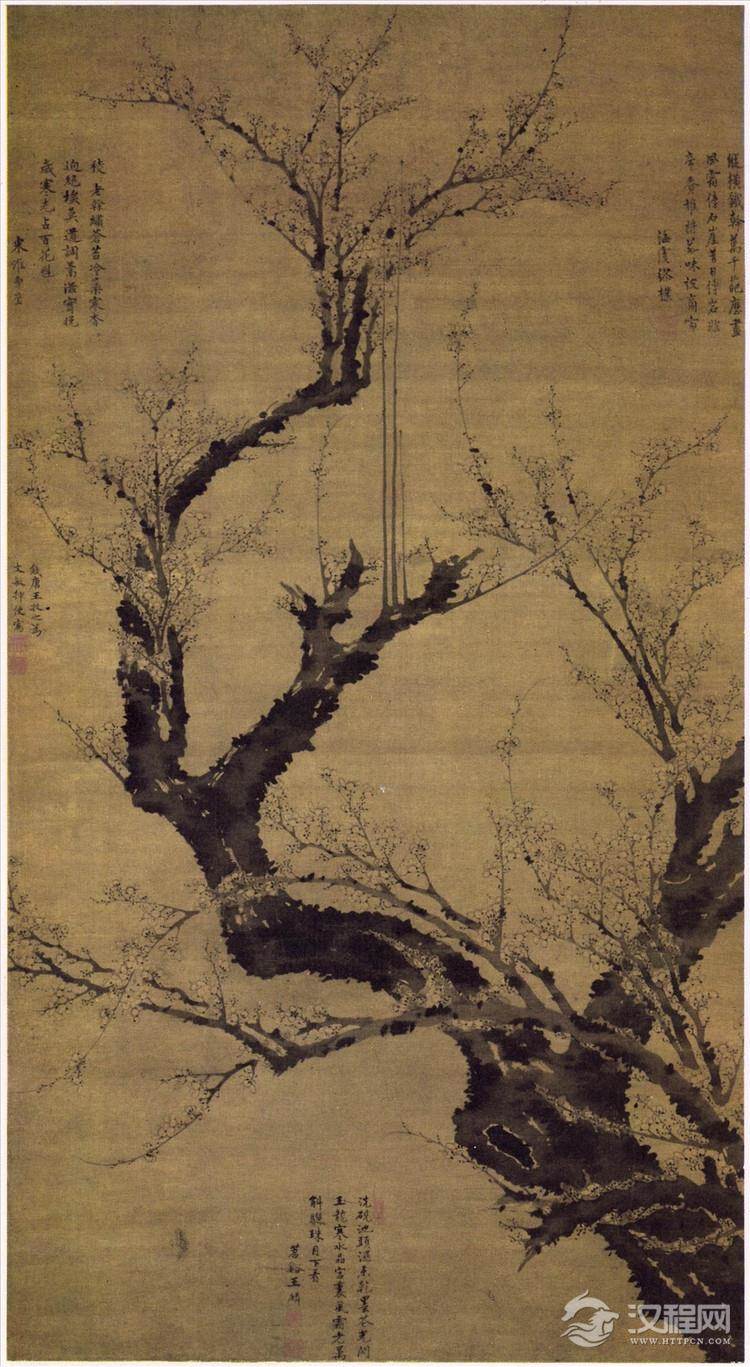 历代名家画梅：杨无咎、陈宪章、王冕、金农等 - 中艺图文工作室 - 中艺图文工作室