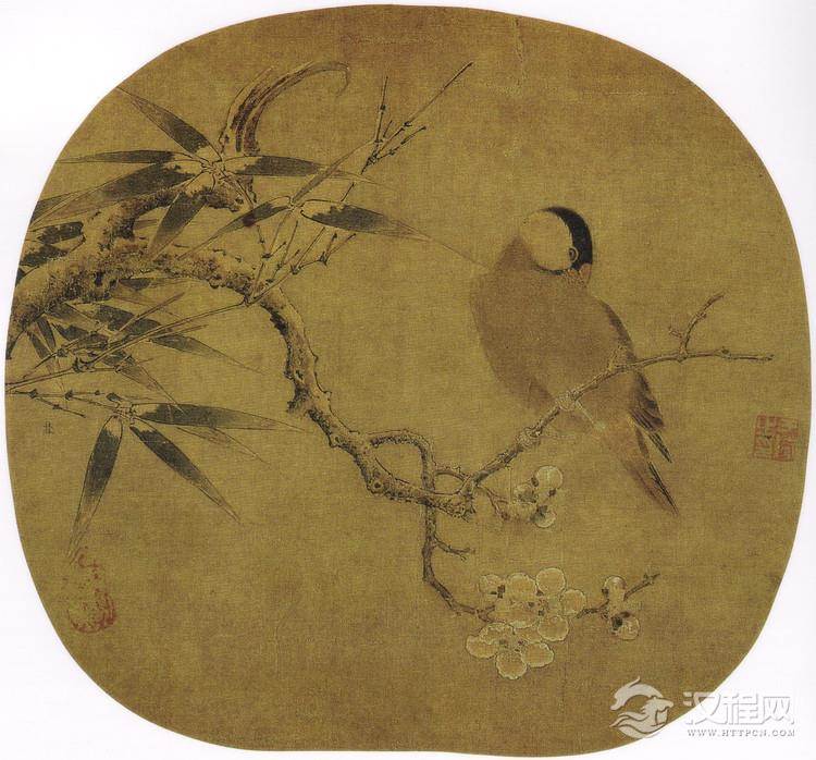 南宋 林椿画选 山茶霁雪图 - 中艺图文工作室 - 中艺图文工作室