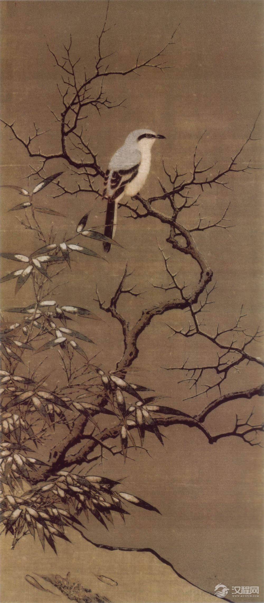 宋 李迪画选 风雨归牧图