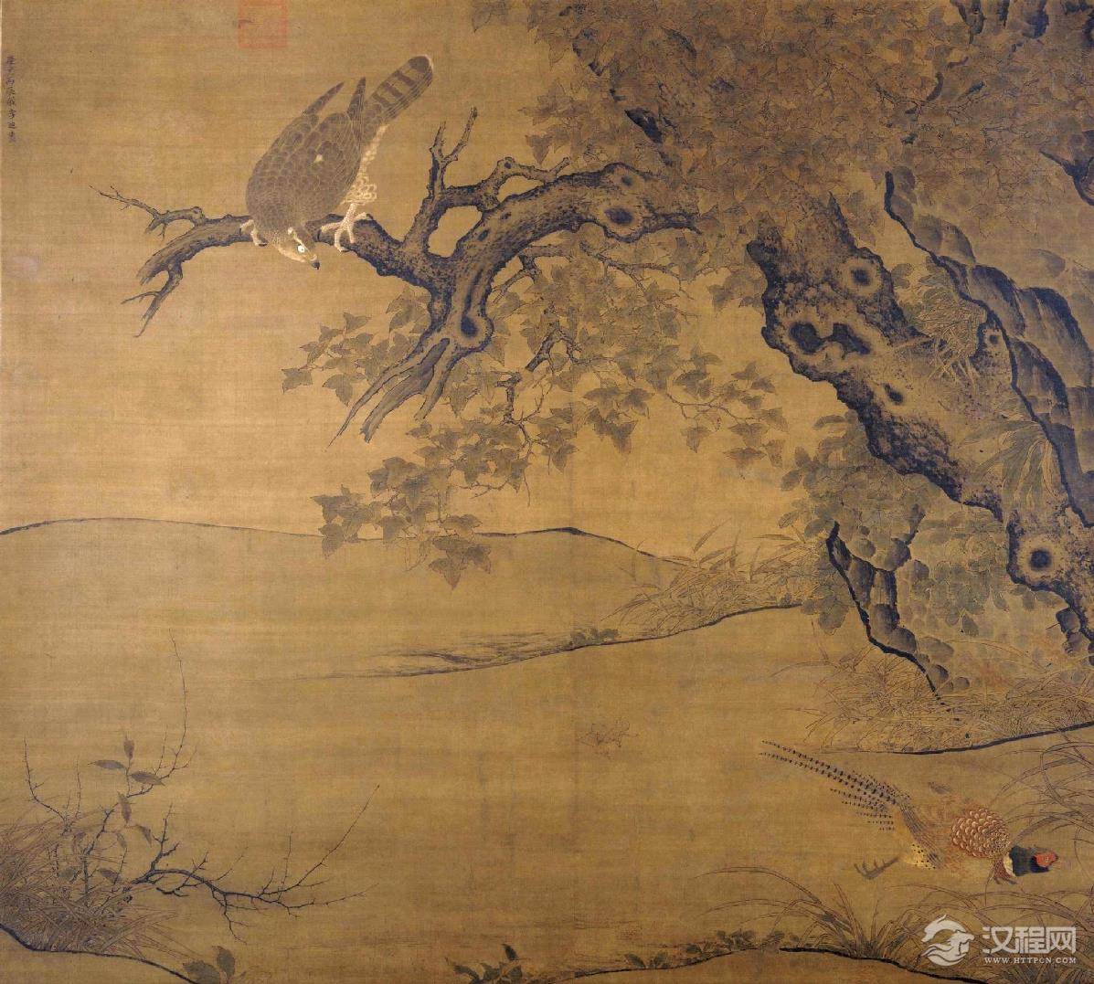 宋 李迪画选 风雨归牧图